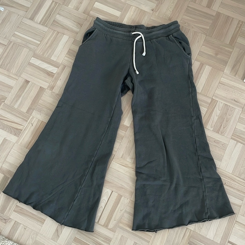 LNA wide leg cropped sweatpants